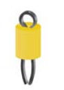 Miniature Style Test Point Terminal - Yellow