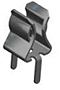 3514 - Straight PC Leg Fuse Clip With End Stops