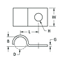 Steel Half Clamp - Schematic Diagram