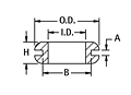 Rubber Grommet - Schematic Diagram