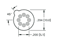 Sockets for T0-5 & TO-100 (4592) - Schematic Diagram
