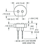 Mini Halogen Lamp Socket (4596)- Schematic Diagram