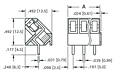 Modular Interlocking PC Terminal Block (8720) - Schematic Diagram