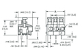 Push Button Type Screwless PC Terminal Block (8728) - Schematic Diagram