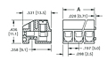 Pluggable with Pin Strips PC Terminal Block (8725) - Schematic Diagram