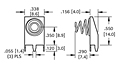 PC Buttons & Spring Contacts (628) - Schematic Diagram