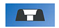 Recessed Bumper with Mold-In Washer (723)