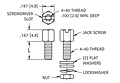 Slotted Jack Screws - Schematic Diagram
