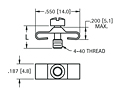 "Bow Tie" Retaining Clip - Schematic Diagram