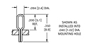 Color Keyed Thru Hole Mount (THM) Test Point (5020) - Schematic Diagram