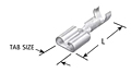 Quick-Fit Females Terminal (1252) - Schematic Diagram