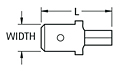 Quick-Fit Solderless Terminal (8282) - Schematic Diagram