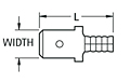 Quick-Fit Solderless Terminal (8281) - Schematic Diagram
