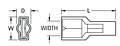 Quick-Fit Solderless Terminal (8291) - Schematic Diagram