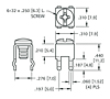 Vertical Type PC Screw Terminal (7780) - Schematic Diagram