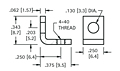 Threaded Mounting Brackets (612) - Schematic Diagram