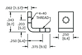 Threaded Mounting Brackets (621) - Schematic Diagram
