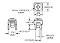 Low Profile Vertical Type PC Screw Terminal (7785) - Schematic Diagram