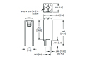 Schematic Diagram for Extended Vertical Type PC Screw Terminal