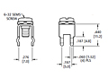 15 Ampere (A) Current Type Sems Screw Terminal (2185-A) - Schematic Diagram
