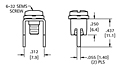 15 Ampere (A) Current Type Sems Screw Terminal (2190-A) - Schematic Diagram