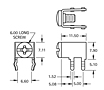 Horizontal Type Metric PC Screw Terminal (7790) - Schematic Diagram