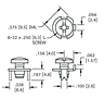 Schematic Diagram for 6-32 Type Low Profile Screw Terminal