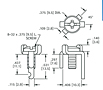 Schematic Diagram for 8-32 Type Low Profile Screw Terminal