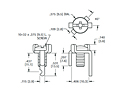 30 Ampere (A) Current Type Heavy Duty Screw Terminal (1206) - Schematic Diagram
