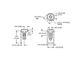 Quick-Fit Screw Terminal (1217) - Schematic Diagram