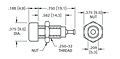 Fully Insulated Deluxe Tip Jack - Schematic Diagram