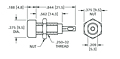 Fully Insulated Standard Tip Jack - Schematic Diagram