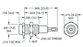 Metal-Clad Tip Jack (STD) - Schematic Diagram