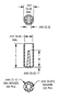 "Self-Aligning" Mount for Bi-Lead T-1 3/4 - Schematic Diagram