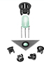 "Snap-In" T-1 and T-1 3/4 LED Holders