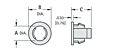 "Snap-In" T-1 and T-1 3/4 LED Holders - Schematic Diagram