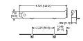 15 Pin Style PC Bracket for EISA/ISA
