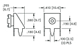 Female, Off-Board 9 Volt (V) Horizontal PC Snap-On Battery Contact - 2