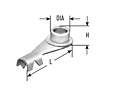 Stud with Crimp Lug Battery Snap-On - 2