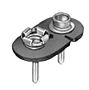 9 Volt (V) Snap-On Contacts