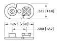 9 Volt (V) Snap-On Contact - 2