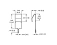 Slide-In PC Mount Battery Contact (1017-1) - 2