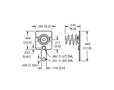 Spring & Button Battery Contact (5204) - 2