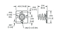 Spring & Button Battery Contact (5202) - 2