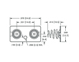 Spring & Button Battery Contact (5228) - 2