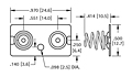 Spring & Button Battery Contact (5212) - 2