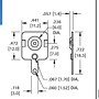 Spring & Button Battery Contact (5219) - 2