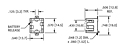 1/3 N Surface Mount (SMT) Coin Cell Holder (498-A) - 2