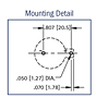 20 Millimeter (mm) Thru-Hole Mount (THM) Coin Cell Holders (103) - 3