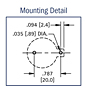 Top Loading 20 Millimeter (mm) Thru-Hole Mount (THM) Coin Cell Holder - 3